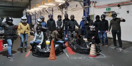 Weihnachtsfeier & Kart fahren